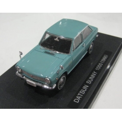 Ebbro Datsun Sunny 1000 1966 2 door Light Blue 1/43 M/B